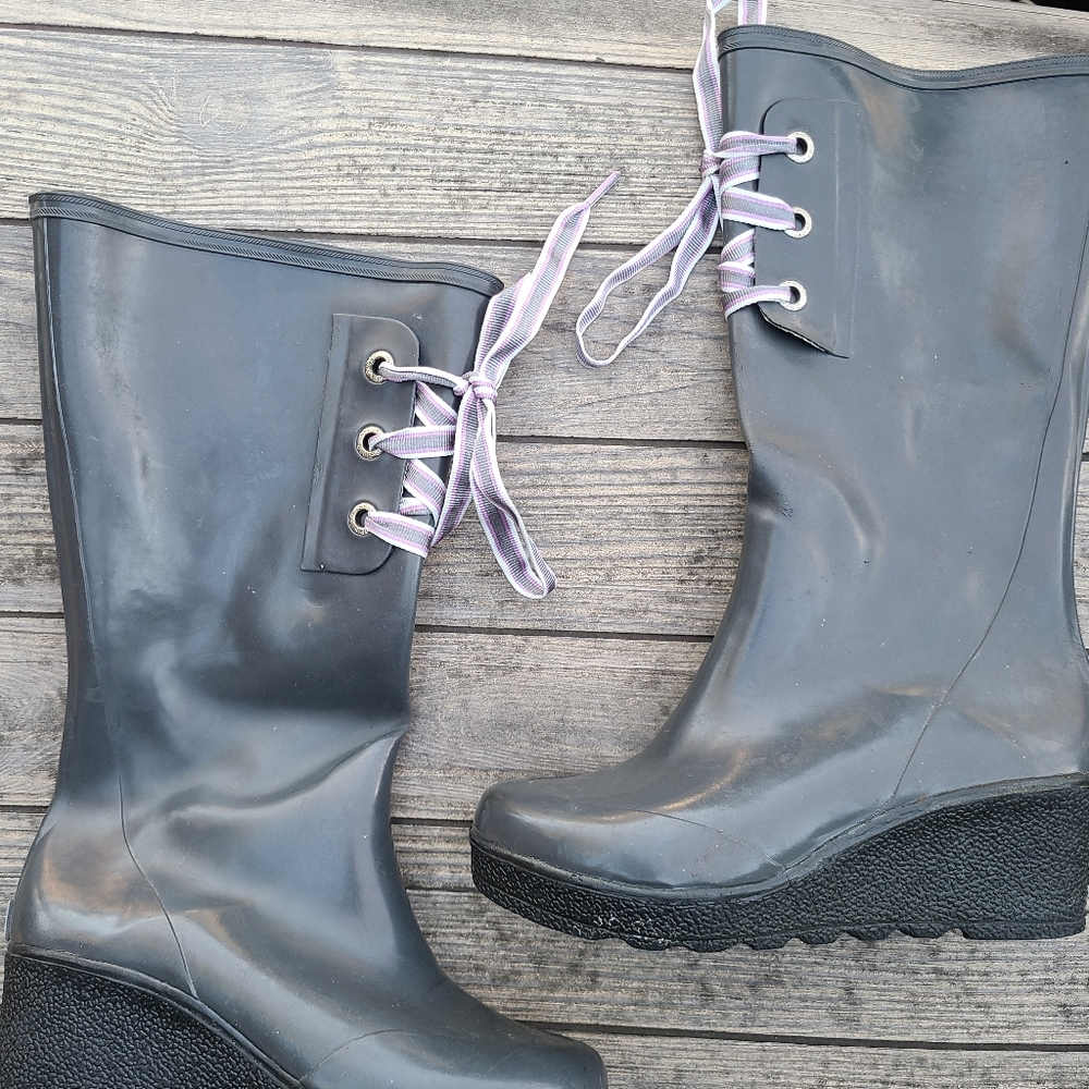Sperry Knee High Rain Boots - Picture 2 of 10